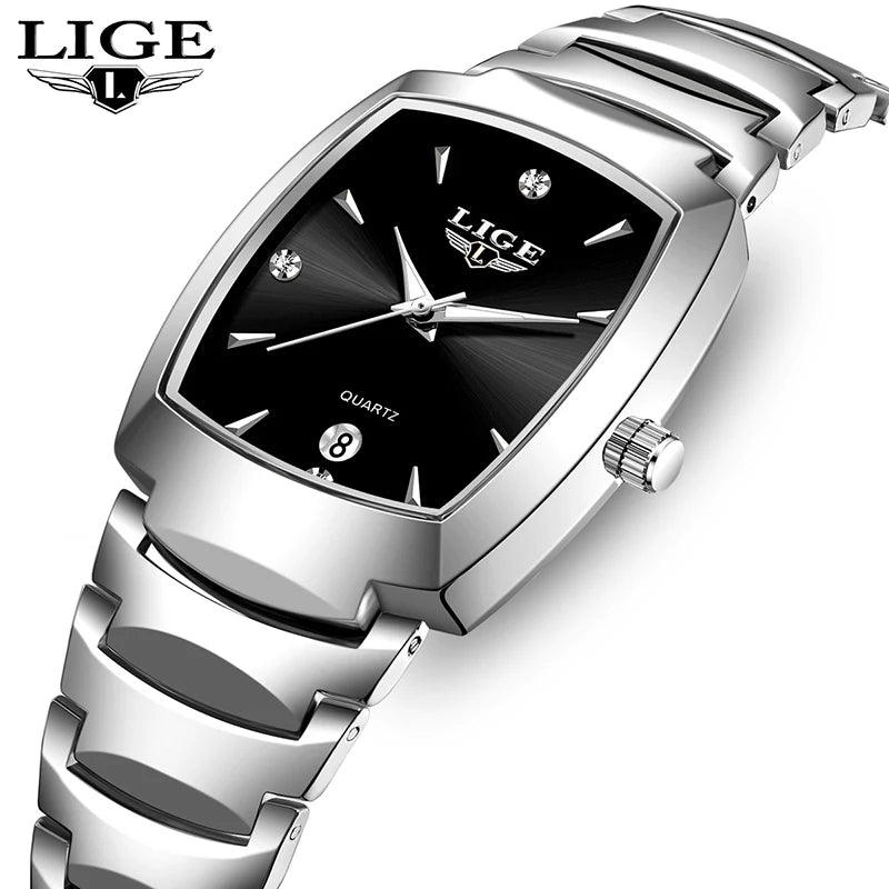 LIGE Watch women Business Luxury Ladies clock female waterproof watches Fashion quartz Simple Watch for Wome montre femme+BOX