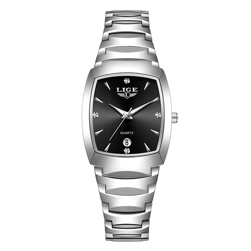 LIGE Watch women Business Luxury Ladies clock female waterproof watches Fashion quartz Simple Watch for Wome montre femme+BOX