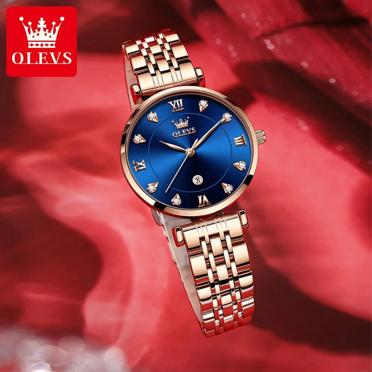 OLEVS Ladies Watch 5866 – Quartz Calendar Fashion Watch - Dan&