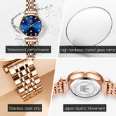 OLEVS Ladies Watch 5866 – Quartz Calendar Fashion Watch - Dan&