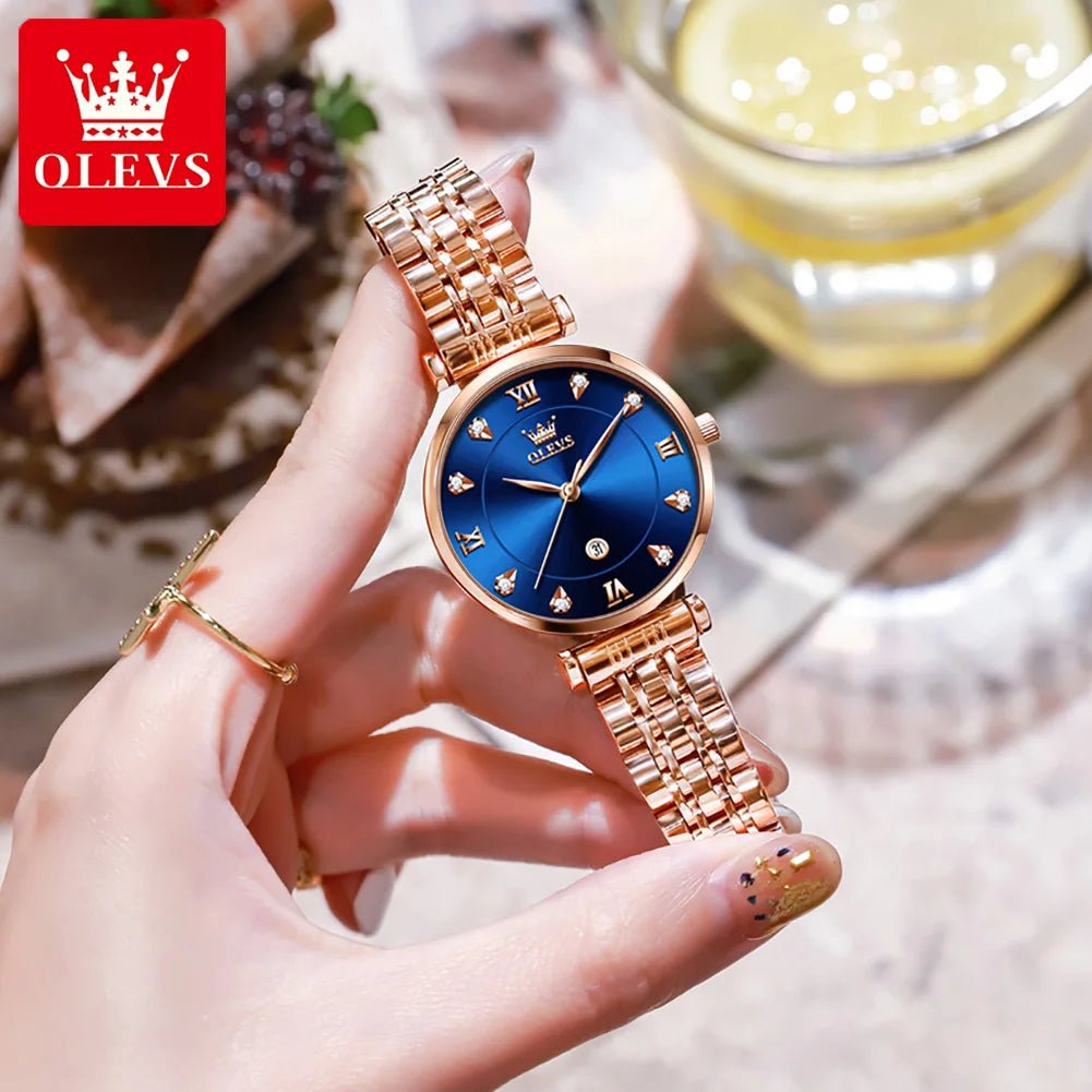 OLEVS Ladies Watch 5866 – Quartz Calendar Fashion Watch - Dan&