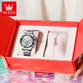 OLEVS Women Watch 5632 – Elegant Original Quartz Chronograph - Dan&