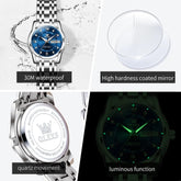 OLEVS Women Watch – Waterproof Quartz Roman Dial 5513 - Dan&