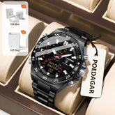 POEDAGAR Men Watch – Sport LED Waterproof Quartz Wristwatch - Dan&